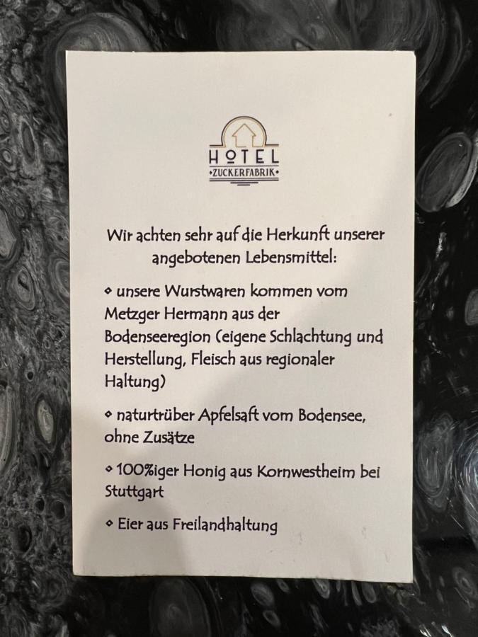 Hotel Zuckerfabrik Stoccarda Esterno foto